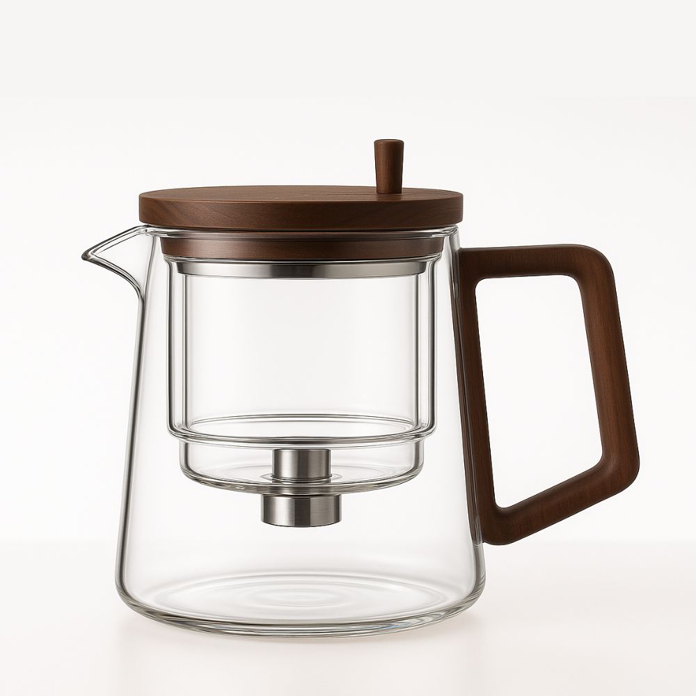 Théière Verre avec Infuseur Verre 750ml 2