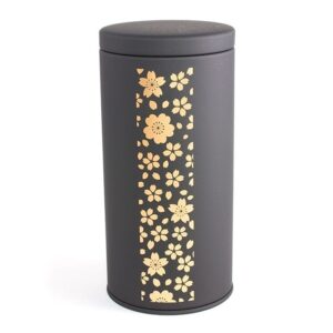 boite a the japonaise noir et or 200g 3