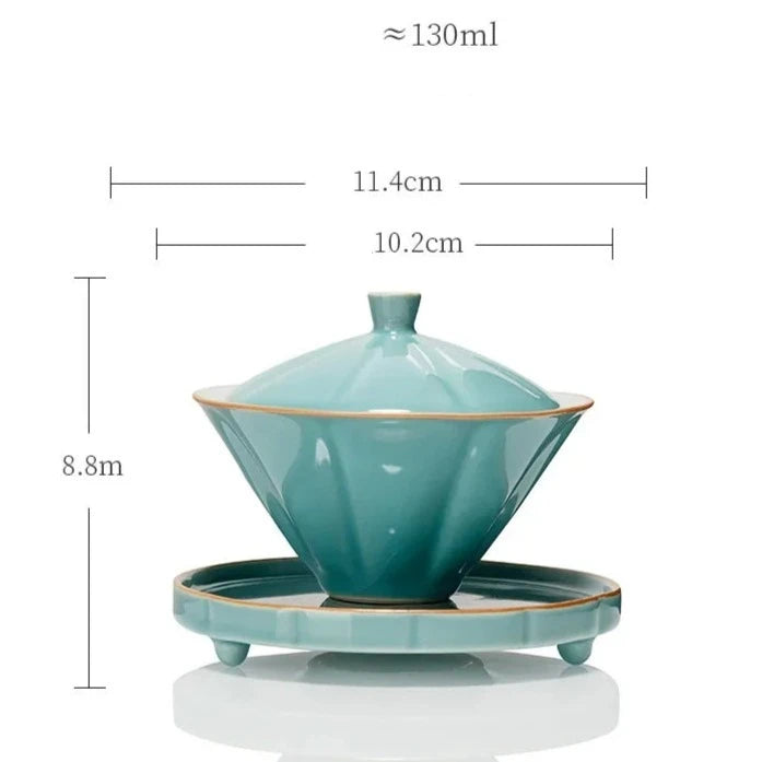 bol chinois avec couvercle gaiwan 130ml 8