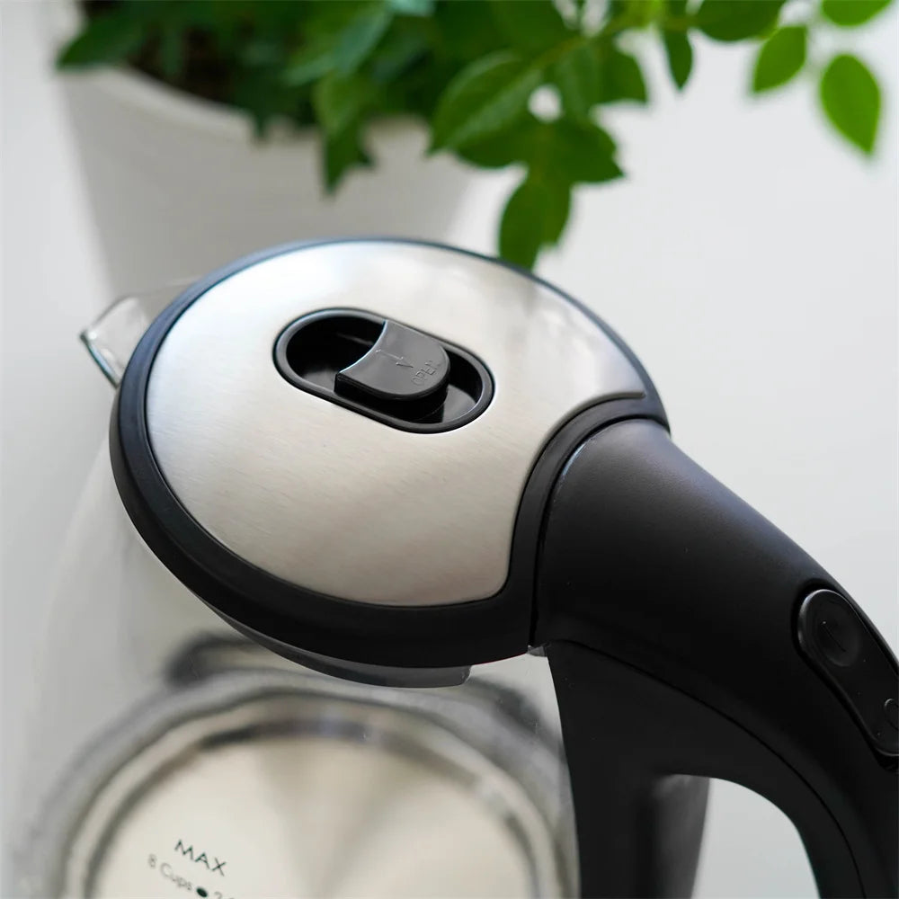 bouilloire electrique en verre sans fil 2l 2