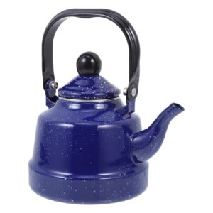 bouilloire emaillee bleue 11l 2