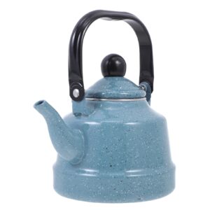 bouilloire emaillee bleue 11l