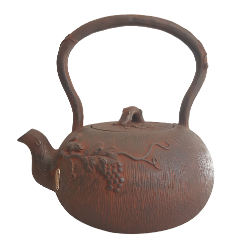 bouilloire en fonte pour poele vigne 13l