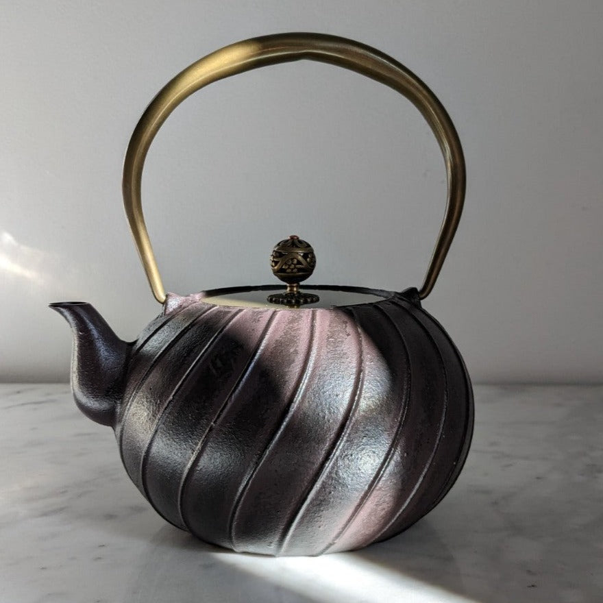 bouilloire en fonte tetsubin non emaille 12l