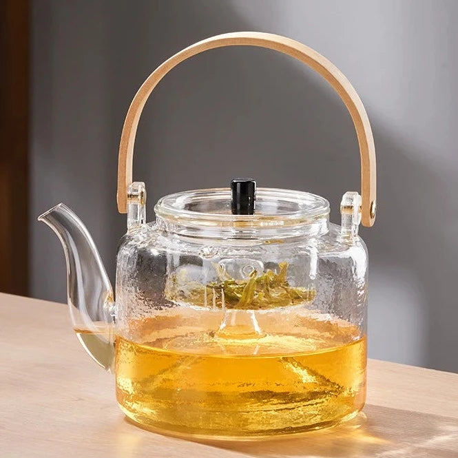 bouilloire en verre theiere 1l
