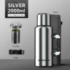 bouteille thermos sans bpa inox 2l 3l