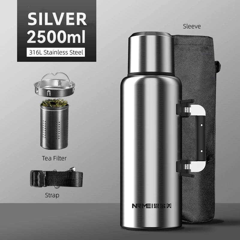 bouteille thermos sans bpa inox 2l 3l 2