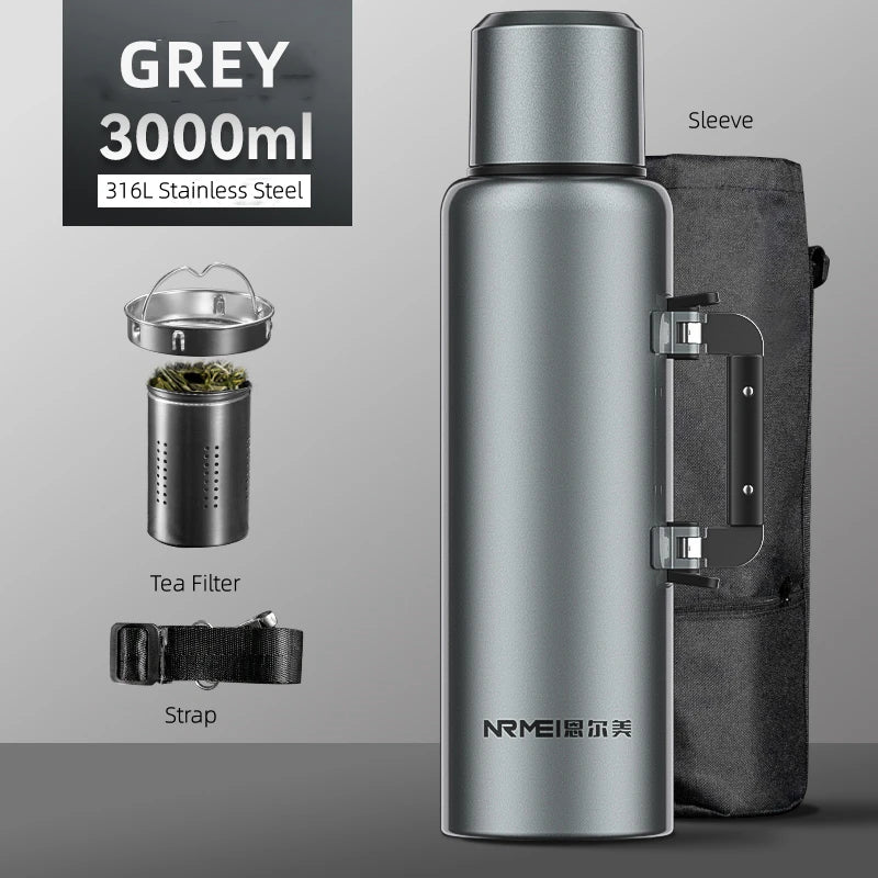 bouteille thermos sans bpa inox 2l 3l 5