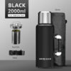 bouteille thermos sans bpa inox 2l 3l 6