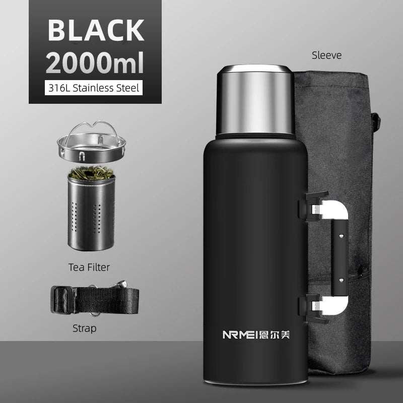 bouteille thermos sans bpa inox 2l 3l 6