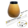 calebasse mate ceramique 350ml 13