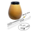 calebasse mate ceramique 350ml 17
