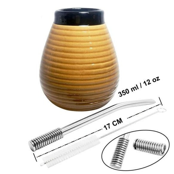 calebasse mate ceramique 350ml 18