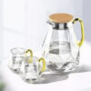 carafe en verre avec filtre theiere diamant 15l