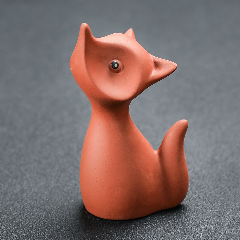 compagnon de the renard en argile 4