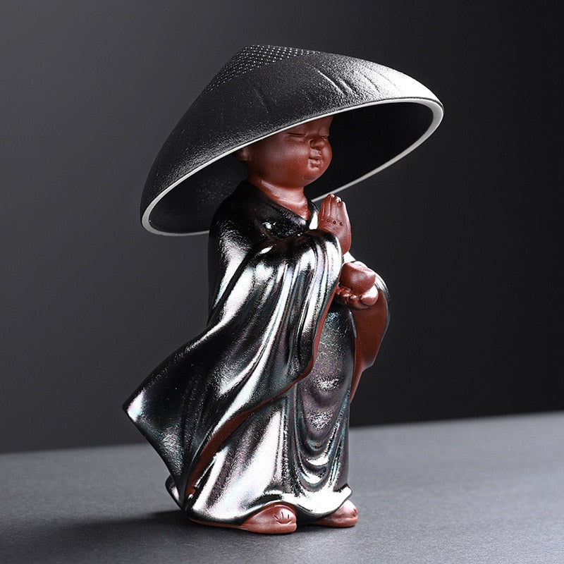 filtre chapeau chinois tea pet en argile 3