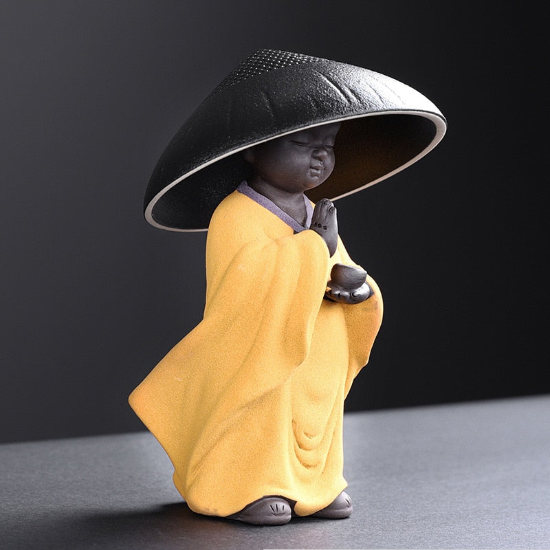 filtre chapeau chinois tea pet en argile 4