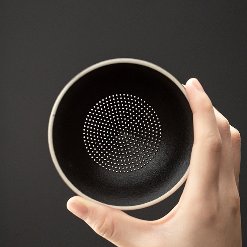 filtre chapeau chinois tea pet en argile 5