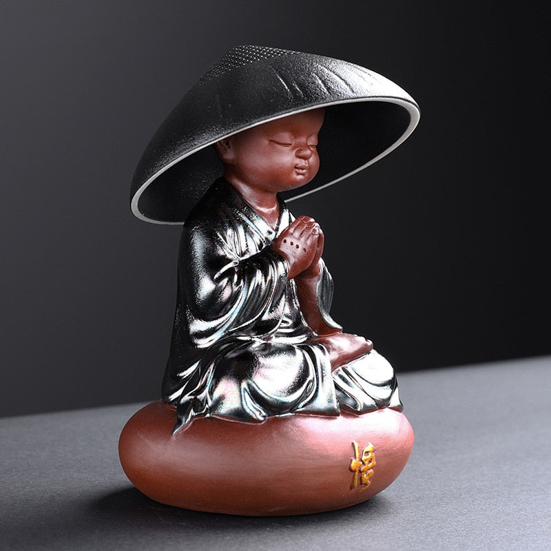 filtre chapeau chinois tea pet en argile
