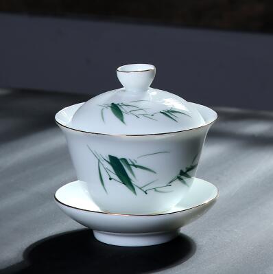 gaiwan en porcelaine peint a la main 200ml 2