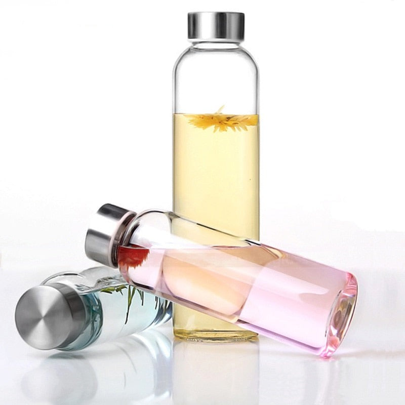 gourde en verre avec ou sans filtre 550ml 11