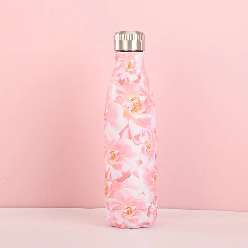 gourde isotherme inox fleurie 500ml 5