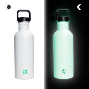 gourde phosphorescente inox 750ml 1l