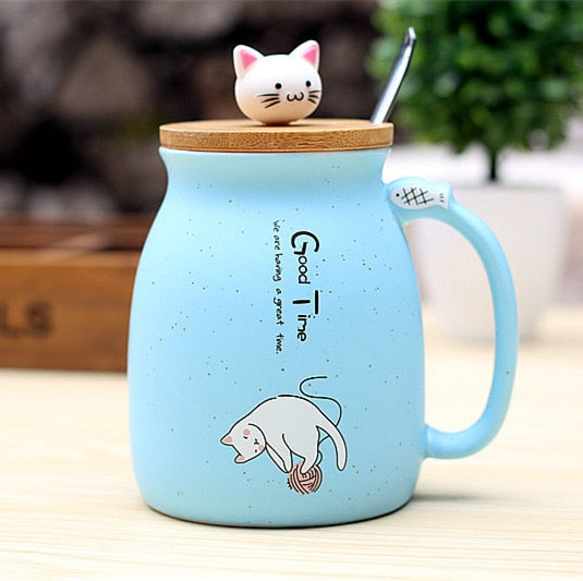 mug chat avec couvercle 450ml 4