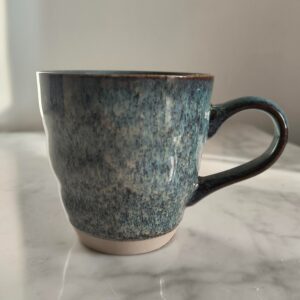 mug en ceramique emaille bleu 400 500ml mug en ceramique emaille bleu 400 500ml