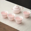 petit service a the en porcelaine rose 130 230ml 10