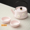 petit service a the en porcelaine rose 130 230ml 8