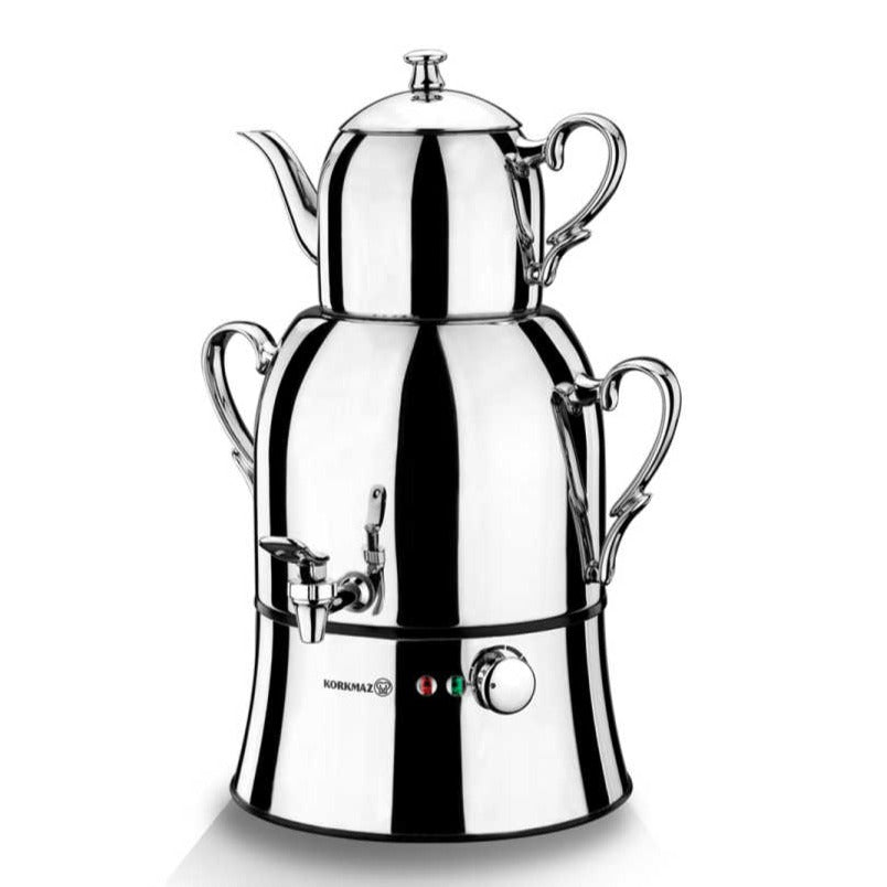 samovar electrique avec theiere inox 18 4l