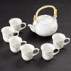service a the 6 tasses porcelaine 650ml