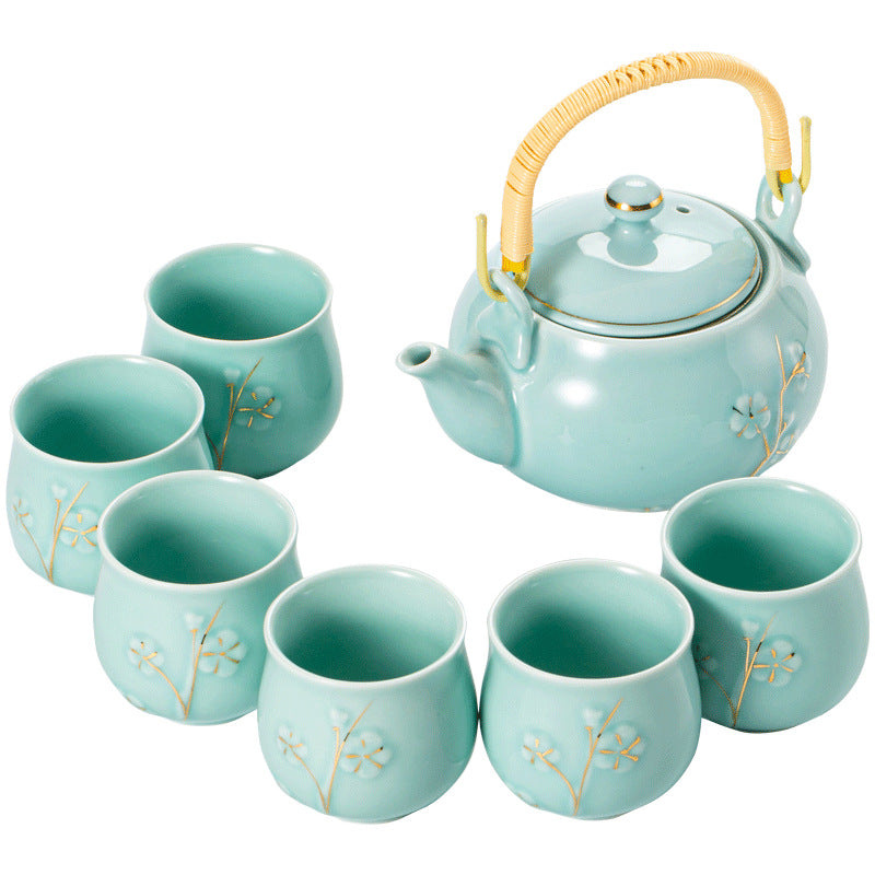 service a the 6 tasses porcelaine 650ml 5