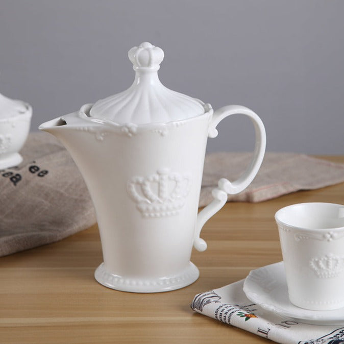 service a the en porcelaine 6 personnes 850ml 12l 5