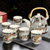 service a the en porcelaine de chine 6 tasses 900ml 13