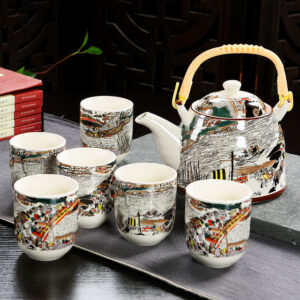 service a the en porcelaine de chine 6 tasses 900ml 13 service a the en porcelaine de chine 6 tasses 900ml 13