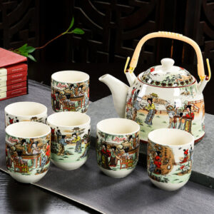 service a the en porcelaine de chine 6 tasses 900ml service a the en porcelaine de chine 6 tasses 900ml