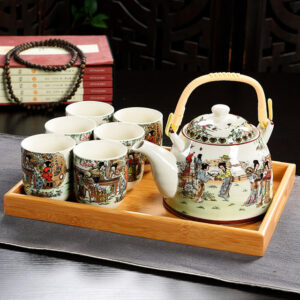 service a the en porcelaine de chine 6 tasses 900ml 4 service a the en porcelaine de chine 6 tasses 900ml 4