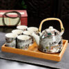 service a the en porcelaine de chine 6 tasses 900ml 6
