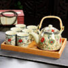 service a the en porcelaine de chine 6 tasses 900ml 8