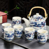 service a the en porcelaine de chine 6 tasses 900ml 9