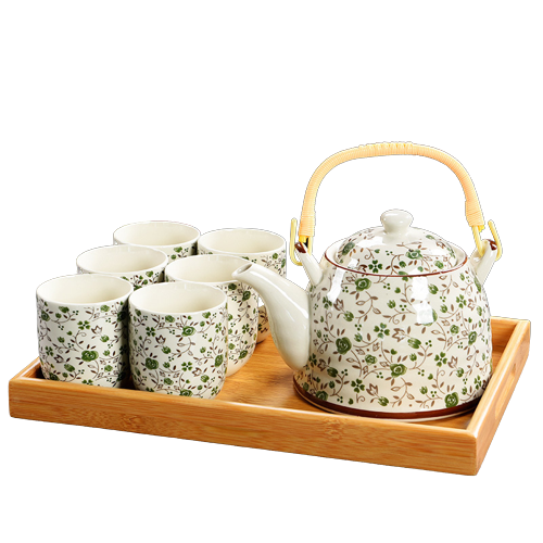 service a the en porcelaine de chine 6 tasses 900ml