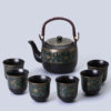 service a the en porcelaine noir 700ml