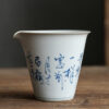 service a the en porcelaine peint a la main 135 170ml 10