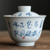 service a the en porcelaine peint a la main 135 170ml 5