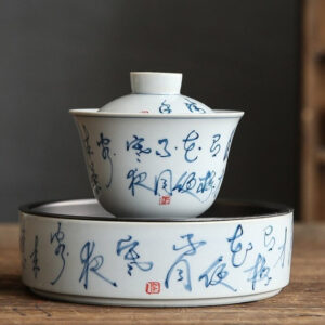 service a the en porcelaine peint a la main 135 170ml 6 service a the en porcelaine peint a la main 135 170ml 6