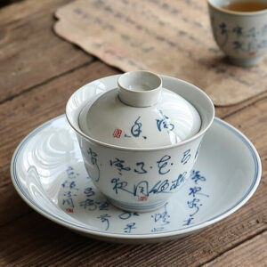 service a the en porcelaine peint a la main 135 170ml 8 service a the en porcelaine peint a la main 135 170ml 8