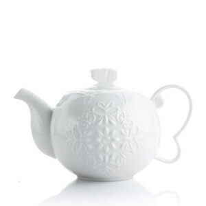 service a the porcelaine blanche theiere 900ml 3