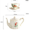 service a the porcelaine style anglais 850ml 5
